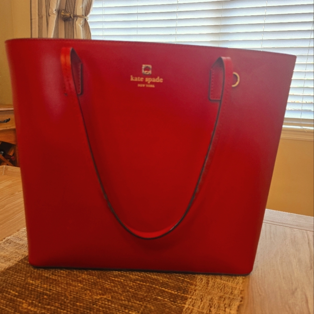 Kate Spade Red Leather Tote